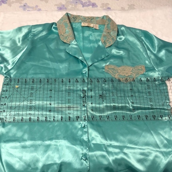 Vintage Victoria's Secret Gold Label 2 Piece
Button Up Night Shirt & Pajama Pant - Picture 6 of 15